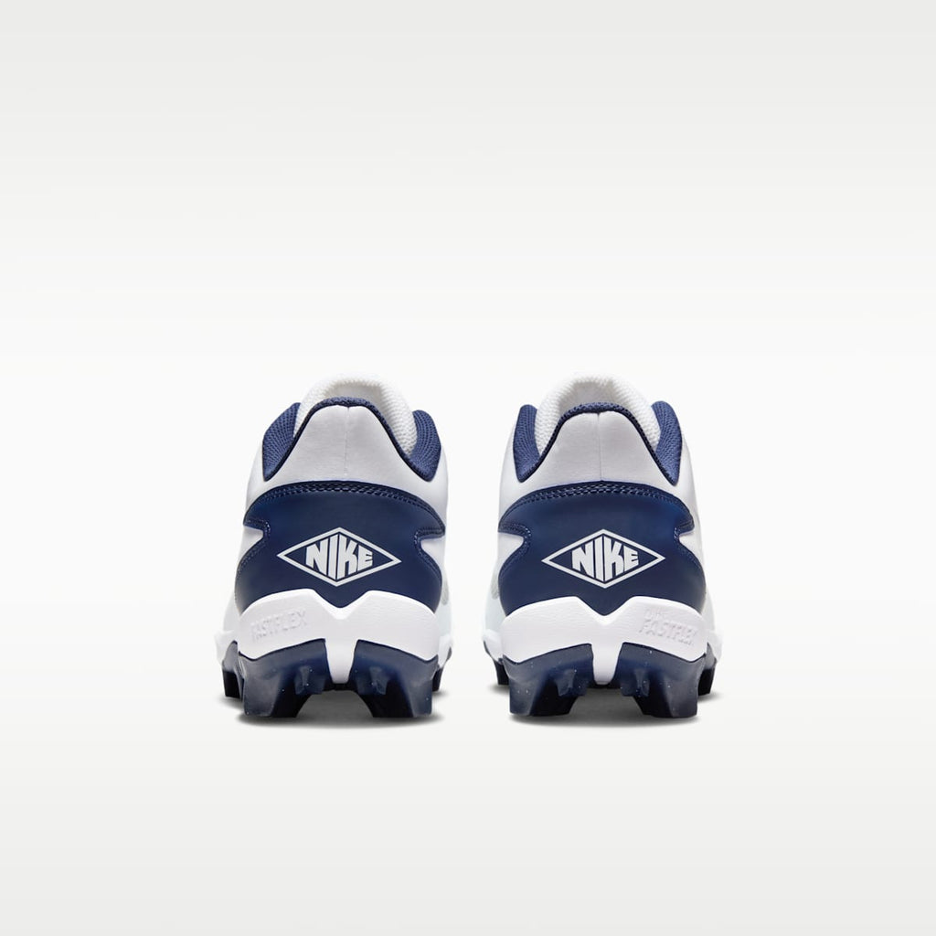 Nike Diamond Clutch Baseball Cleats - White/College Navy/Obsidian/Black - Image 6