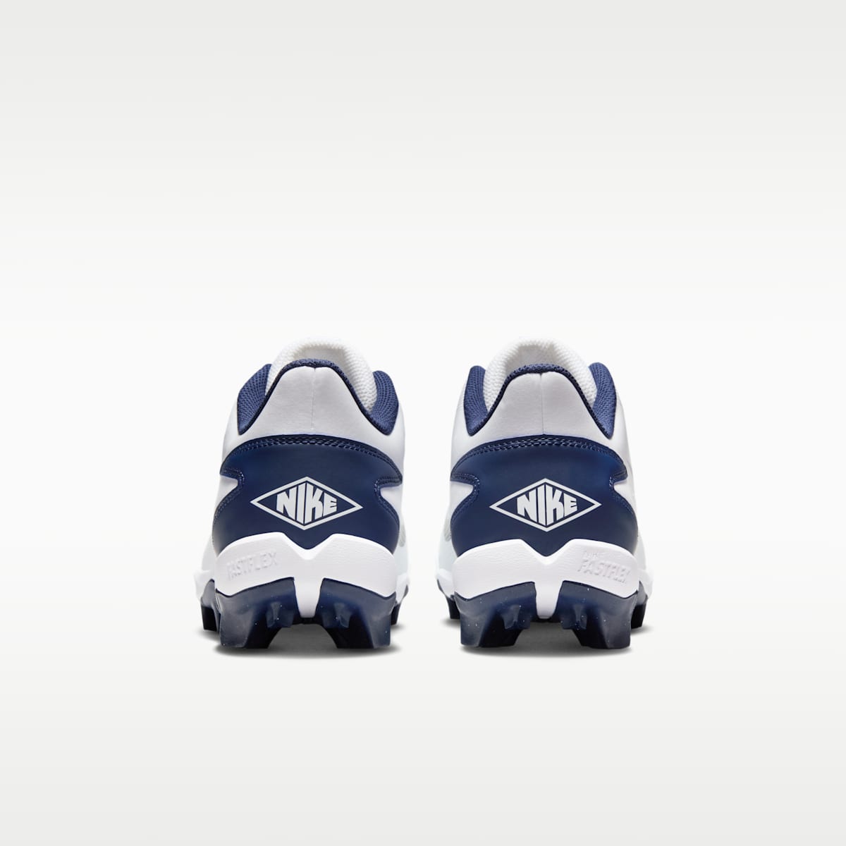 Nike Diamond Clutch Baseball Cleats - White/College Navy/Obsidian/Black - Image 6