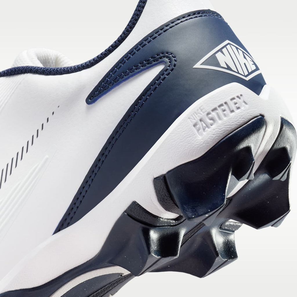 Nike Diamond Clutch Baseball Cleats - White/College Navy/Obsidian/Black - Image 9