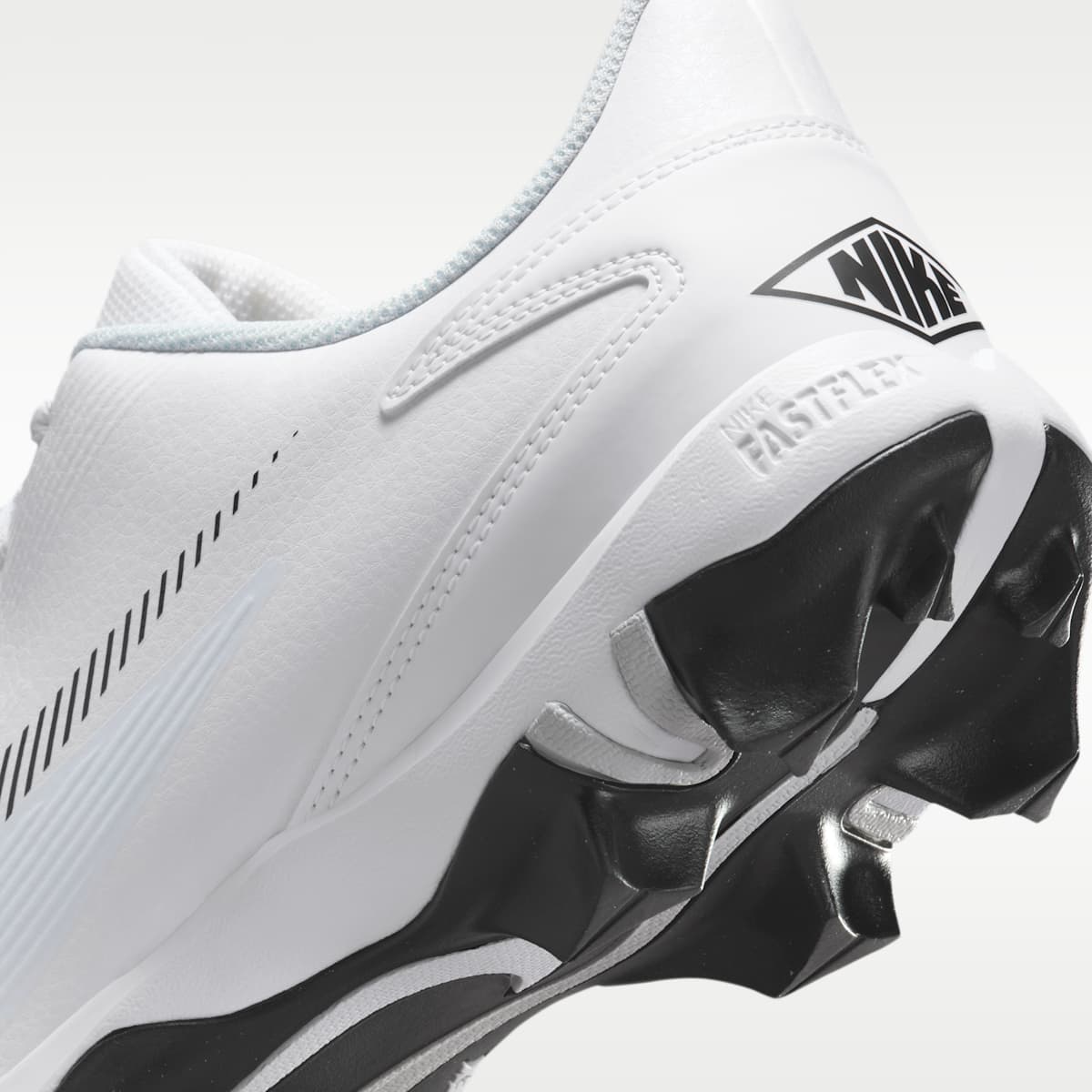 Nike Diamond Clutch Baseball Cleats - White/Photon Dust/Black - Image 9