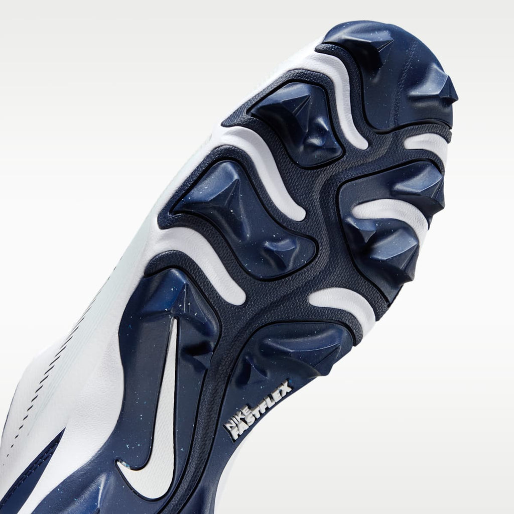 Nike Diamond Clutch Baseball Cleats - White/College Navy/Obsidian/Black - Image 7