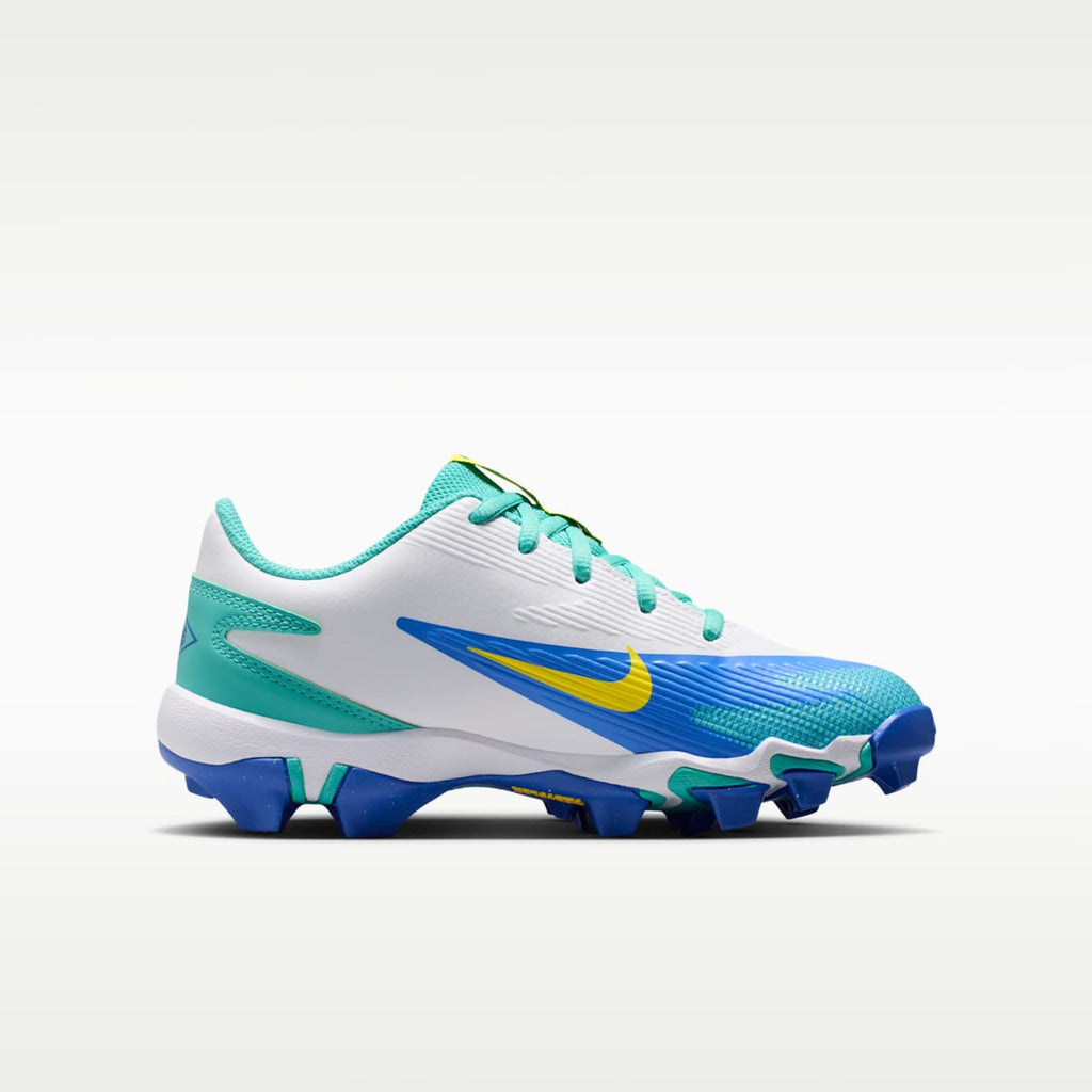 Nike Diamond Clutch Big Kids' Baseball Cleats - Washed Teal/Light Racer Blue/Old Royal/Sonic Yellow