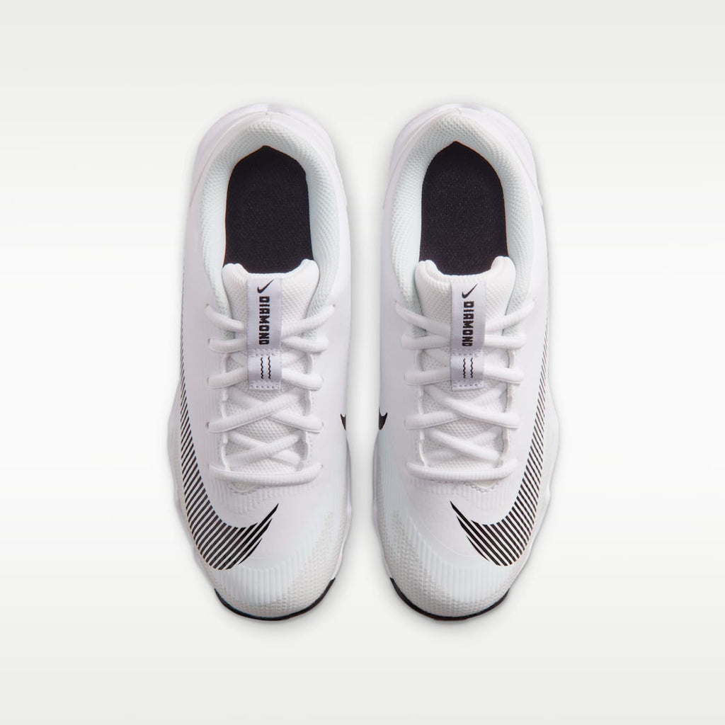 Nike Diamond Clutch Big Kids' Baseball Cleats - White/Photon Dust/Black