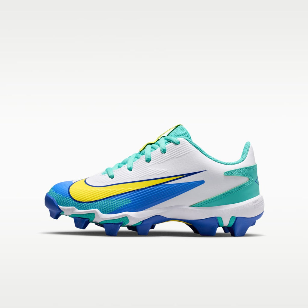 Nike Diamond Clutch Big Kids' Baseball Cleats - Washed Teal/Light Racer Blue/Old Royal/Sonic Yellow
