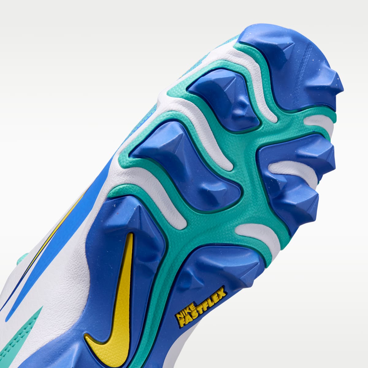 Nike Diamond Clutch Big Kids' Baseball Cleats - Washed Teal/Light Racer Blue/Old Royal/Sonic Yellow
