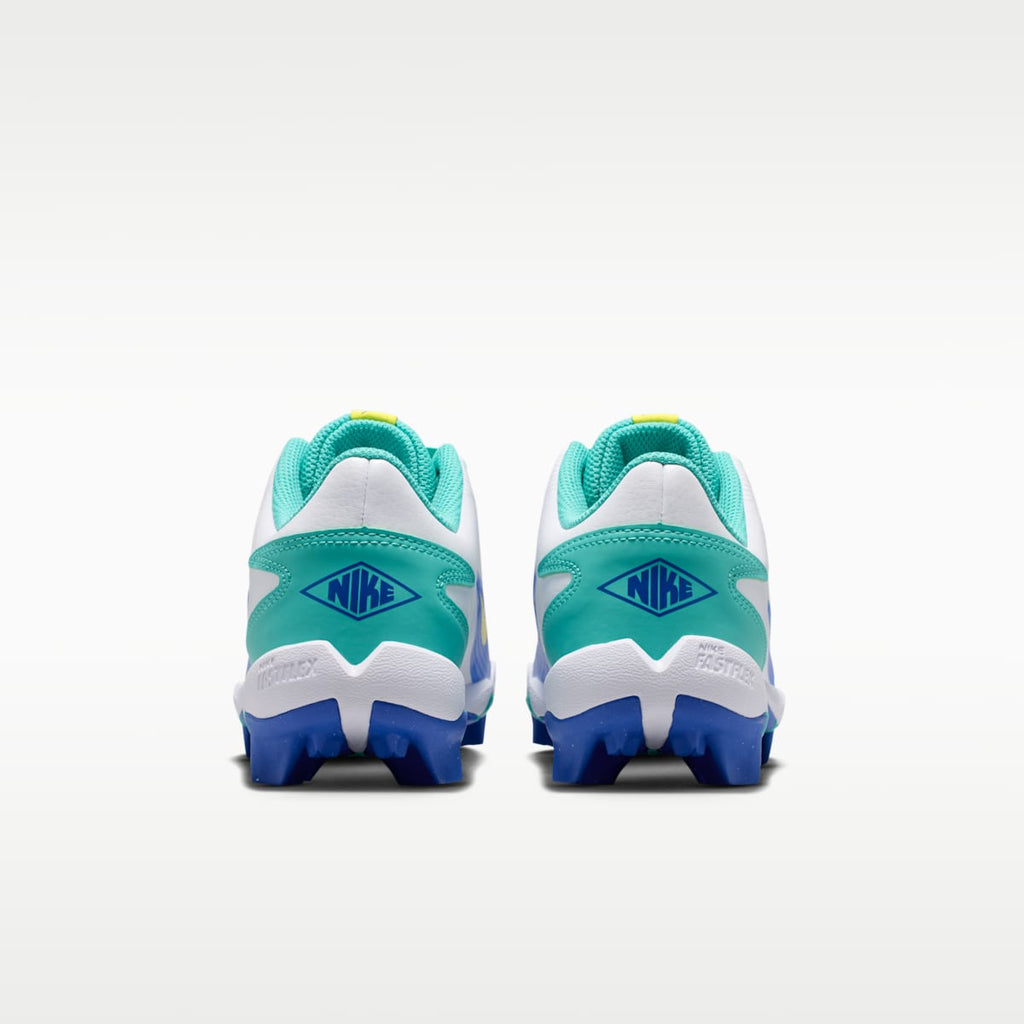 Nike Diamond Clutch Big Kids' Baseball Cleats - Washed Teal/Light Racer Blue/Old Royal/Sonic Yellow