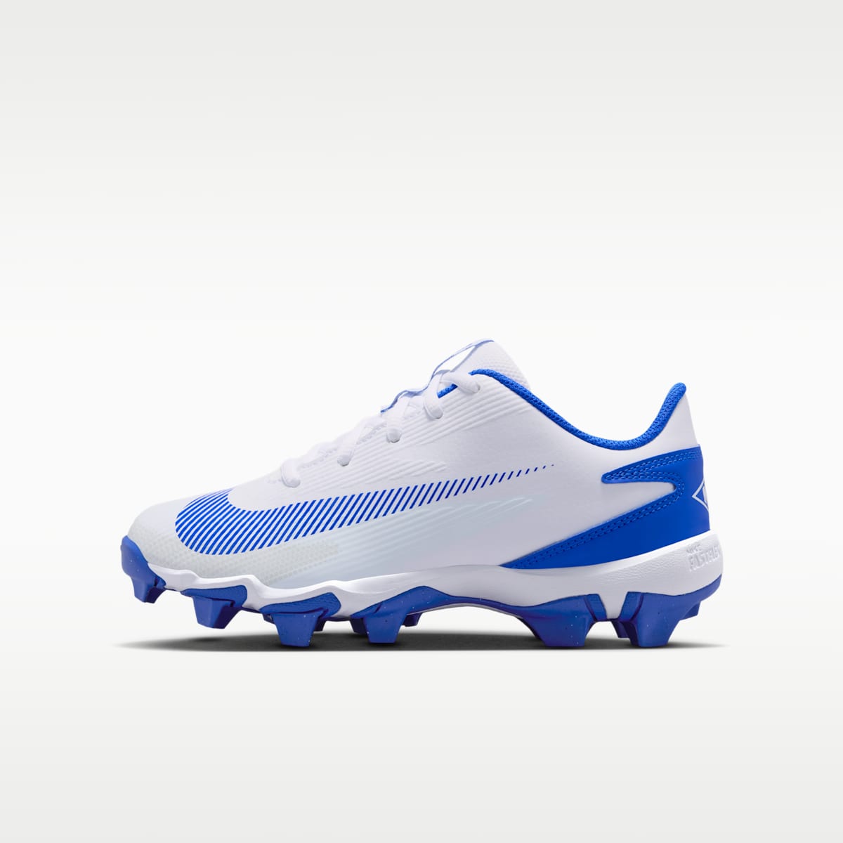 Nike Diamond Clutch Big Kids' Baseball Cleats - White/Old Royal/Phantom/Hyper Royal