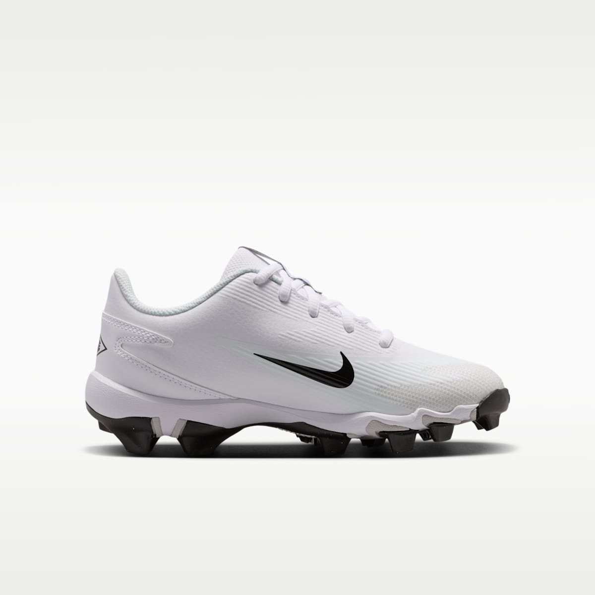 Nike Diamond Clutch Big Kids' Baseball Cleats - White/Photon Dust/Black