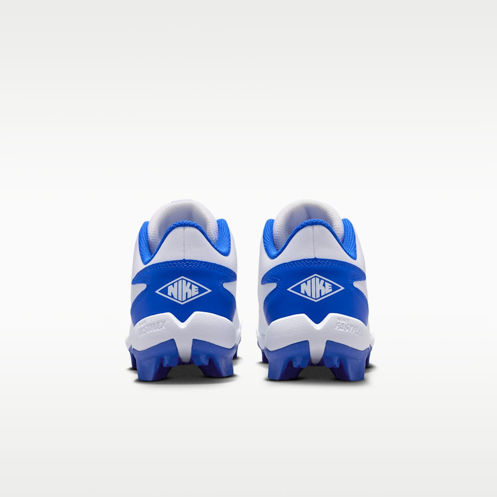 Nike Diamond Clutch Big Kids' Baseball Cleats - White/Old Royal/Phantom/Hyper Royal