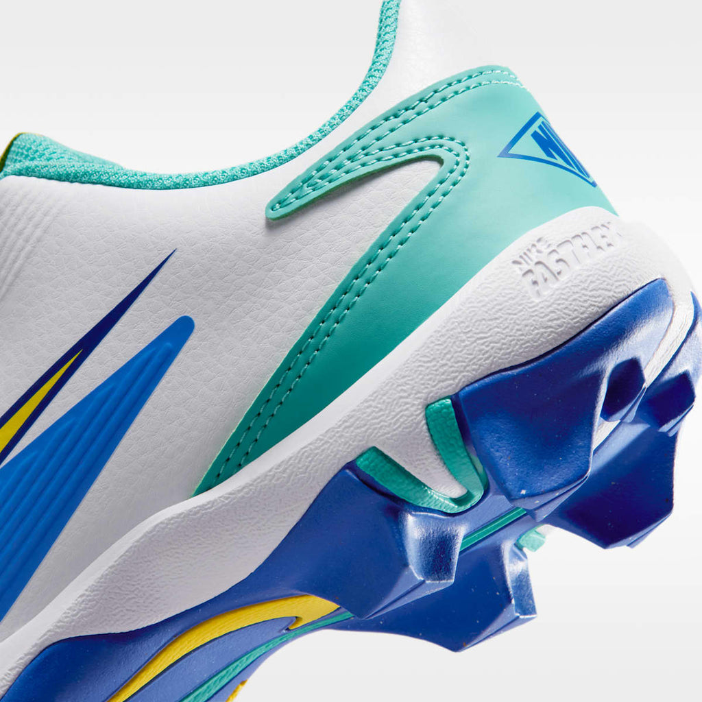 Nike Diamond Clutch Big Kids' Baseball Cleats - Washed Teal/Light Racer Blue/Old Royal/Sonic Yellow