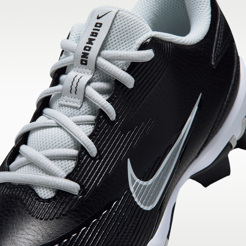 Women's Nike Diamond Clutch Softball Cleats - Black/Photon Dust/Metallic Silver