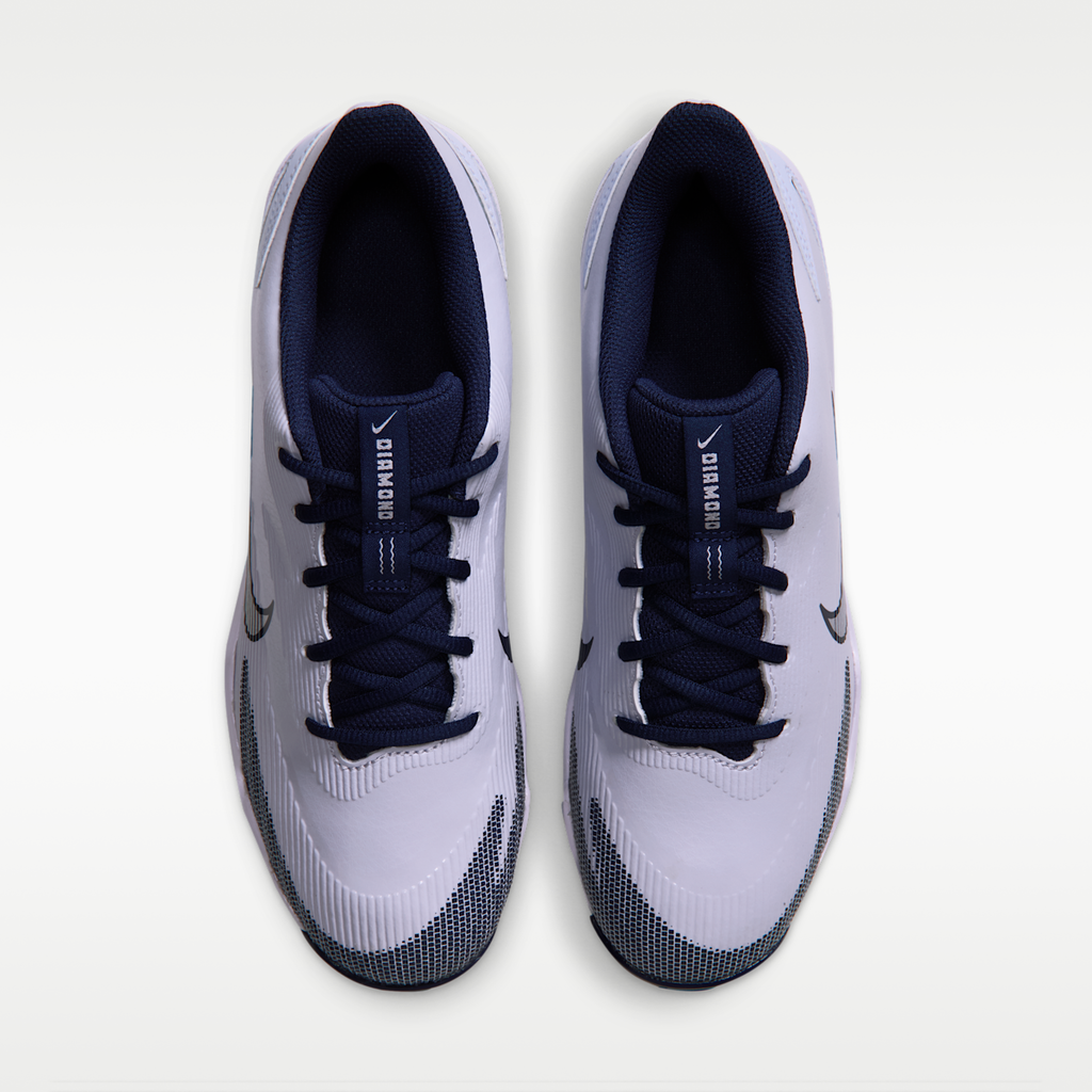 Women's Nike Diamond Clutch Softball Cleats - Palest Purple/Midnight Navy/Metallic Silver