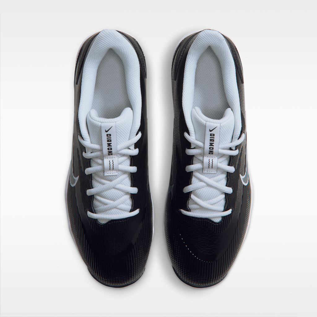 Women's Nike Diamond Clutch Softball Cleats - Black/Photon Dust/Metallic Silver