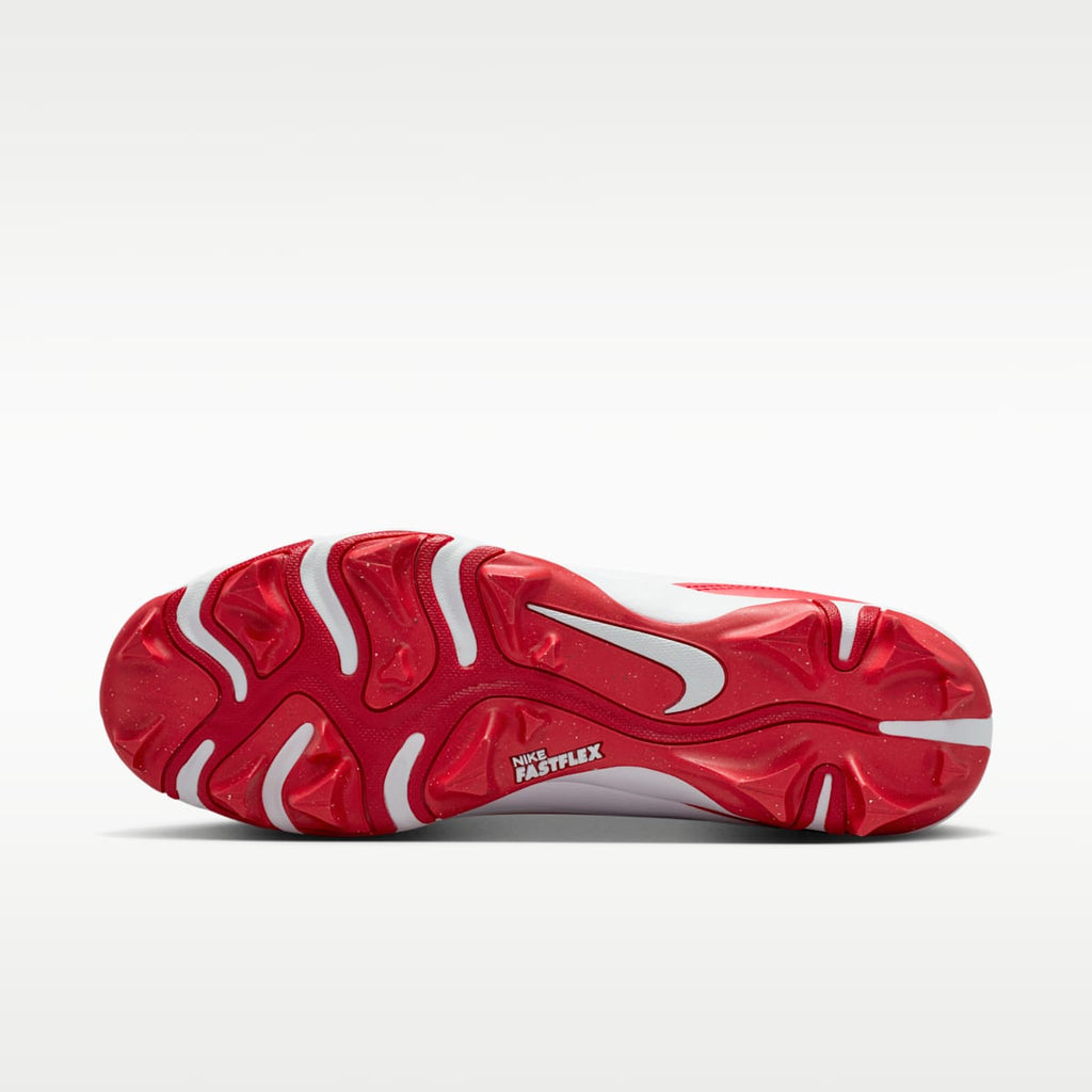 Nike Diamond Clutch Baseball Cleats - White/Gym Red/Phantom/University Red - Image 2
