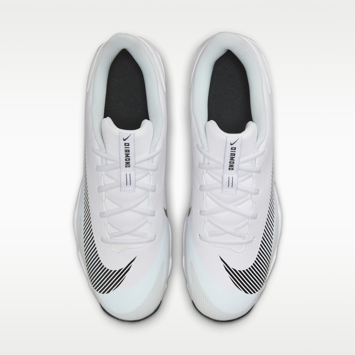 Nike Diamond Clutch Baseball Cleats - White/Photon Dust/Black - Image 4