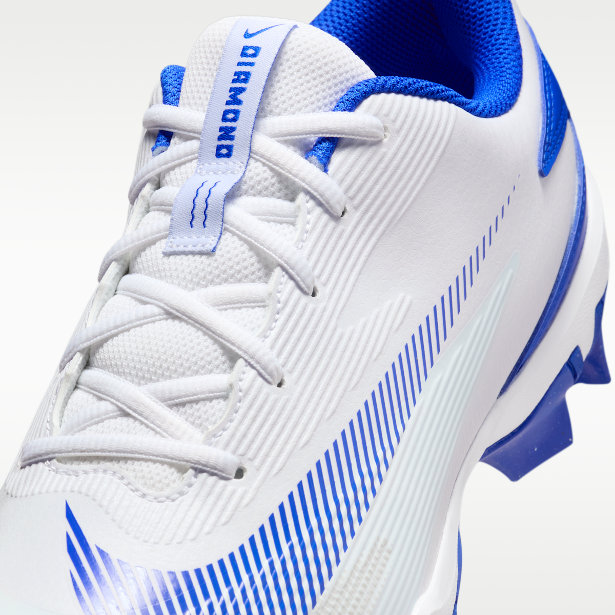 Women's Nike Diamond Clutch Baseball Cleats - White/Old Royal/Phantom/Hyper Royal