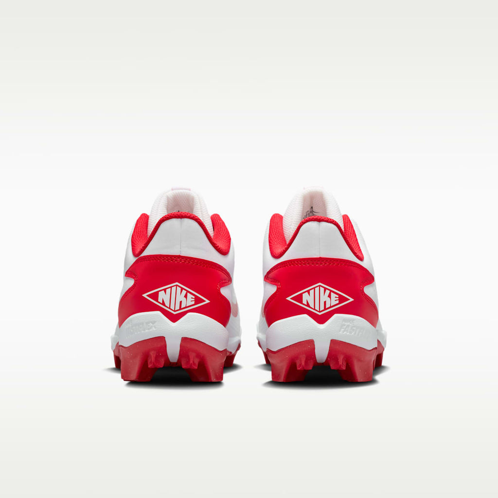 Nike Diamond Clutch Baseball Cleats - White/Gym Red/Phantom/University Red - Image 6