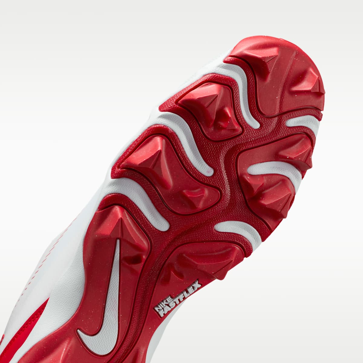 Nike Diamond Clutch Baseball Cleats - White/Gym Red/Phantom/University Red - Image 7