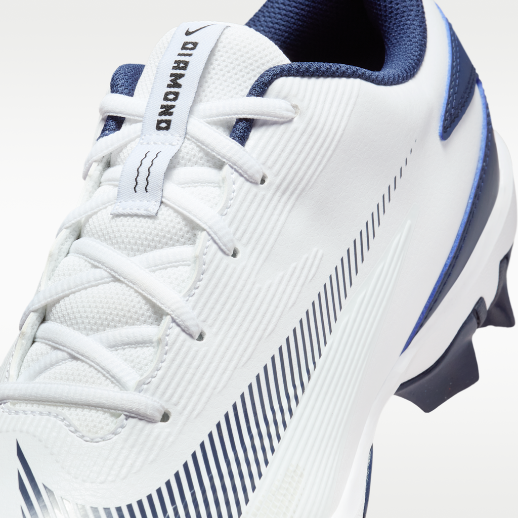 Women's Nike Diamond Clutch Baseball Cleats - White/College Navy/Obsidian/Black