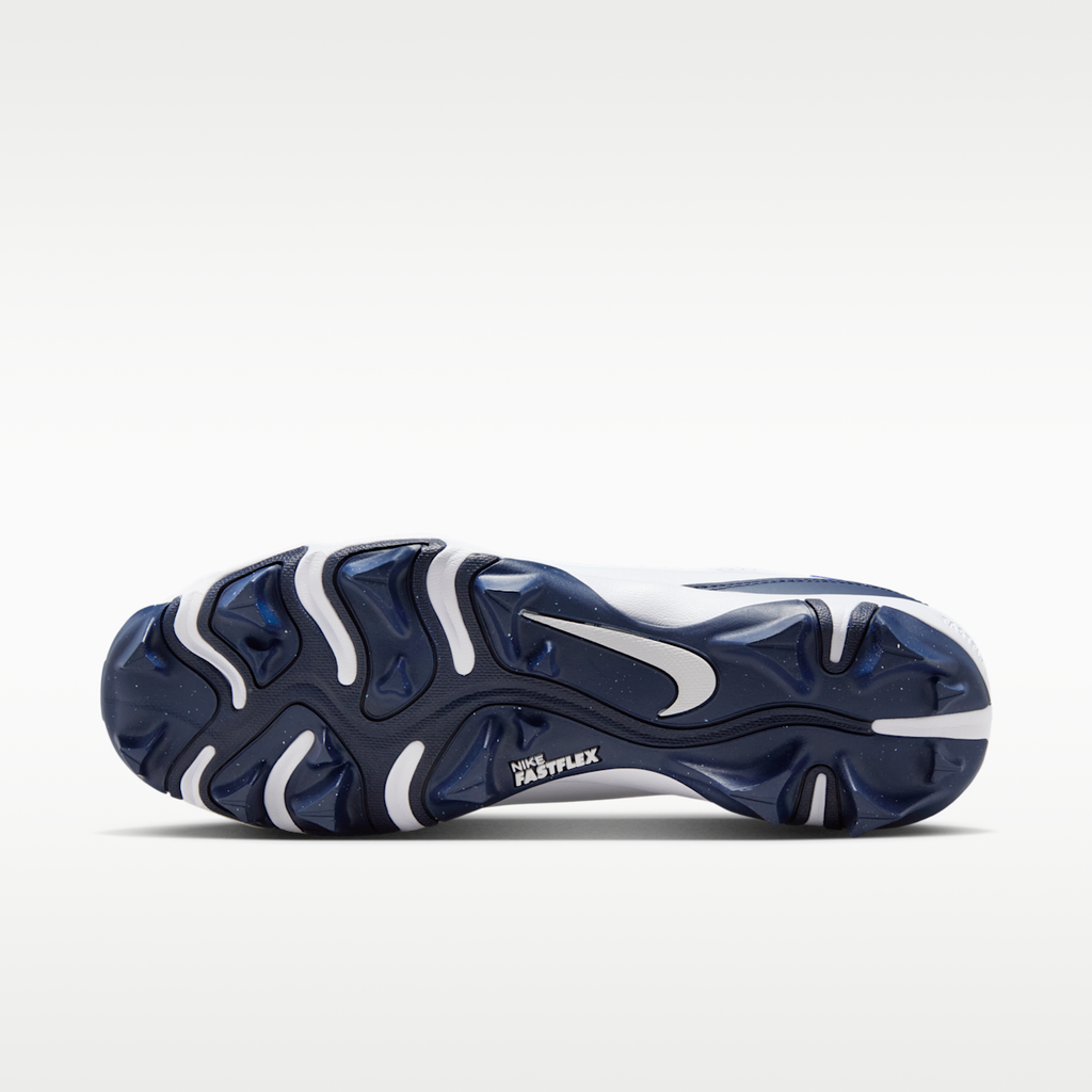 Women's Nike Diamond Clutch Baseball Cleats - White/College Navy/Obsidian/Black