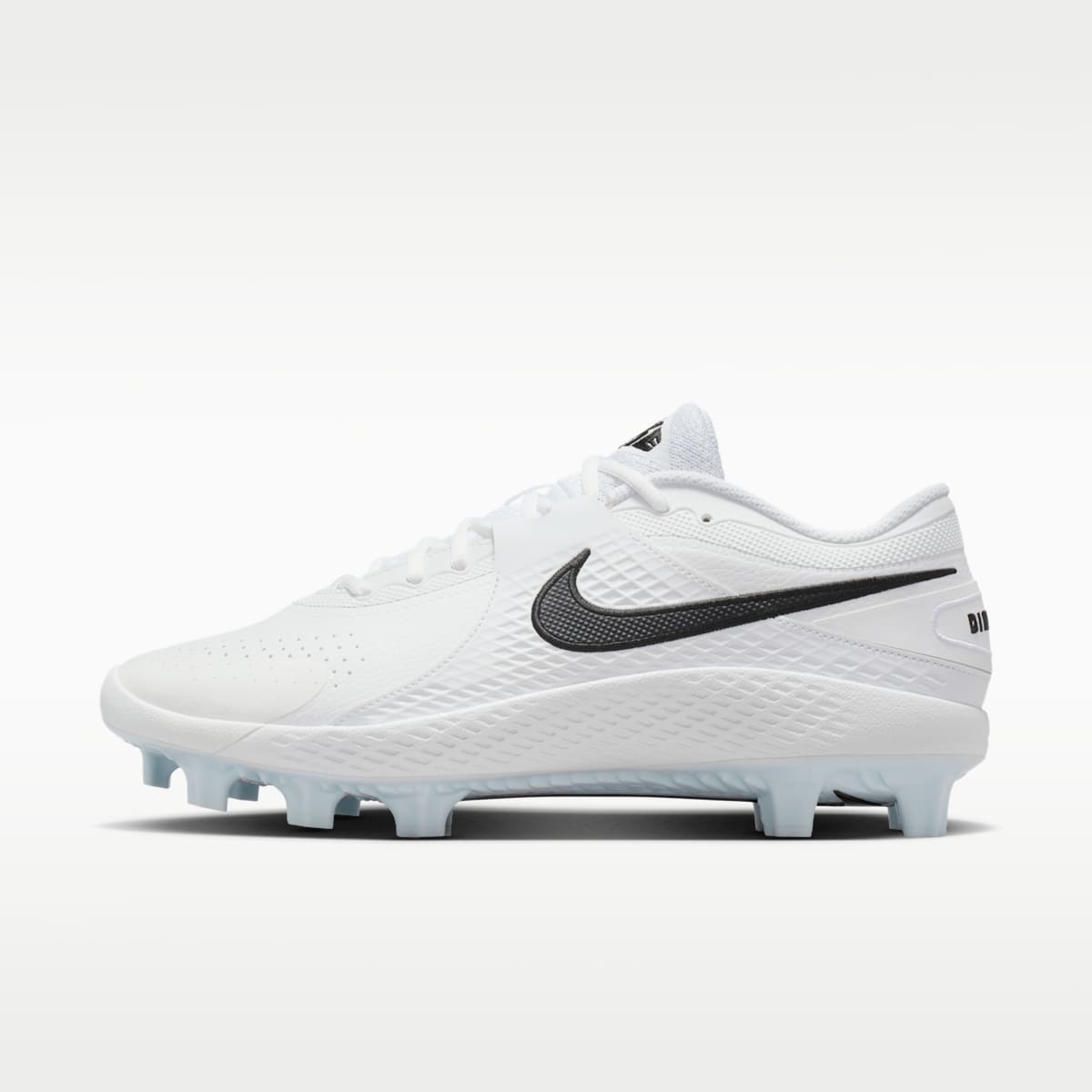 Nike Diamond Gamer MCS Baseball Shoes - White/Black - Image 1