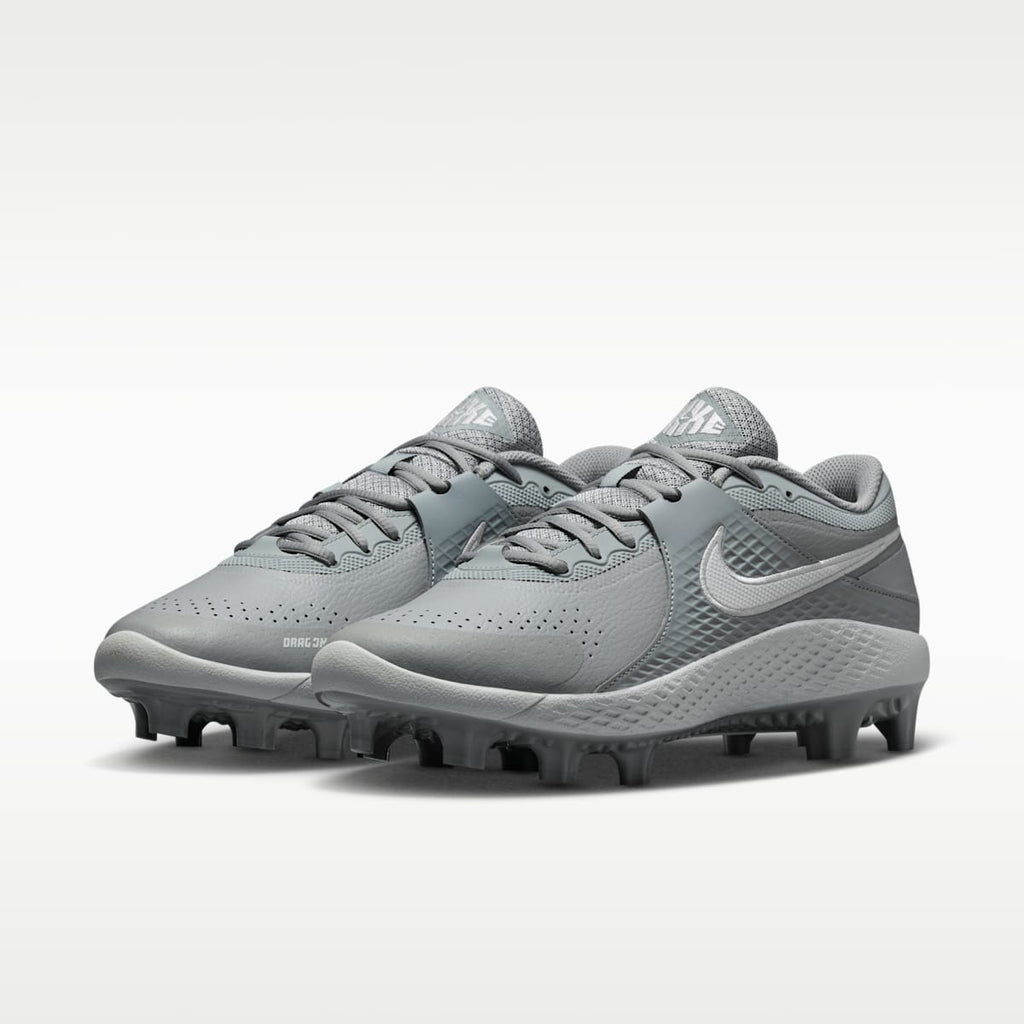 Women's Nike Diamond Gamer MCS Baseball Shoes - Wolf Grey/White