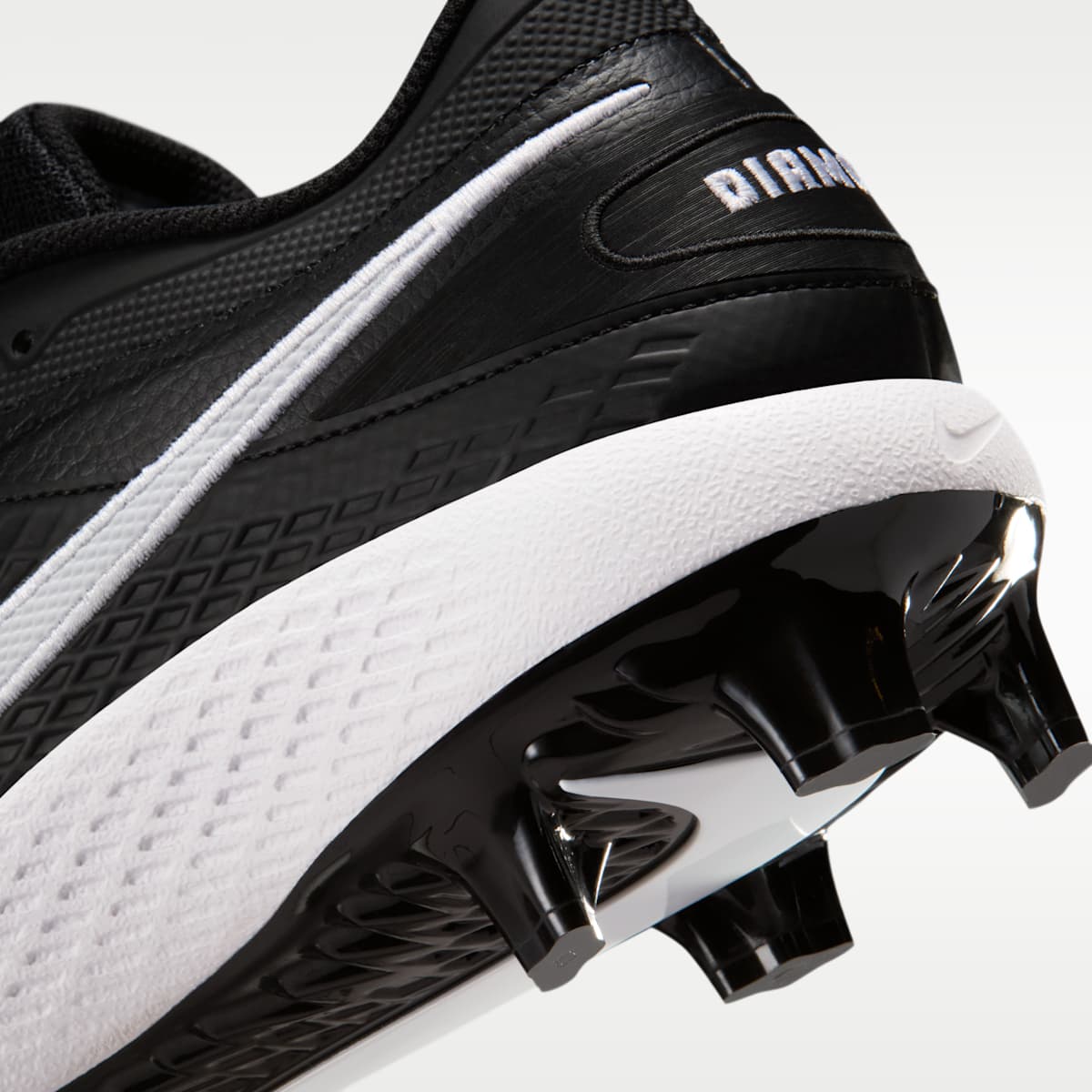 Nike Diamond Gamer MCS Baseball Shoes - Black/White - Image 9
