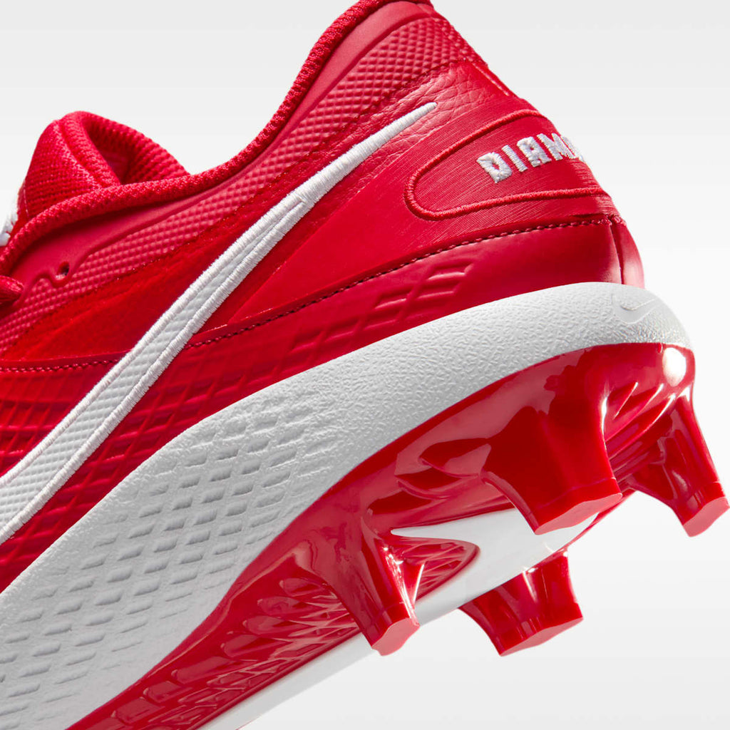 Women's Nike Diamond Gamer MCS Baseball Shoes - University Red/White