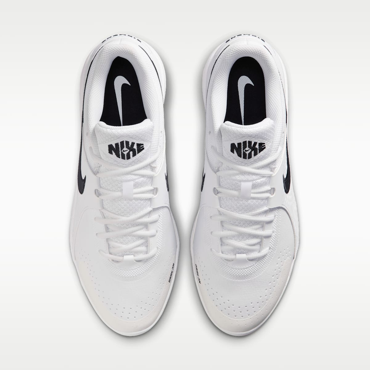 Nike Diamond Gamer MTL Baseball Shoes - White/Black - Image 4