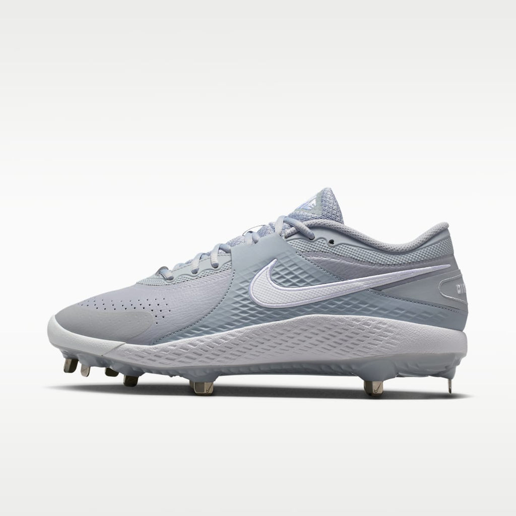 Nike Diamond Gamer MTL Baseball Shoes - Wolf Grey/White - Image 1