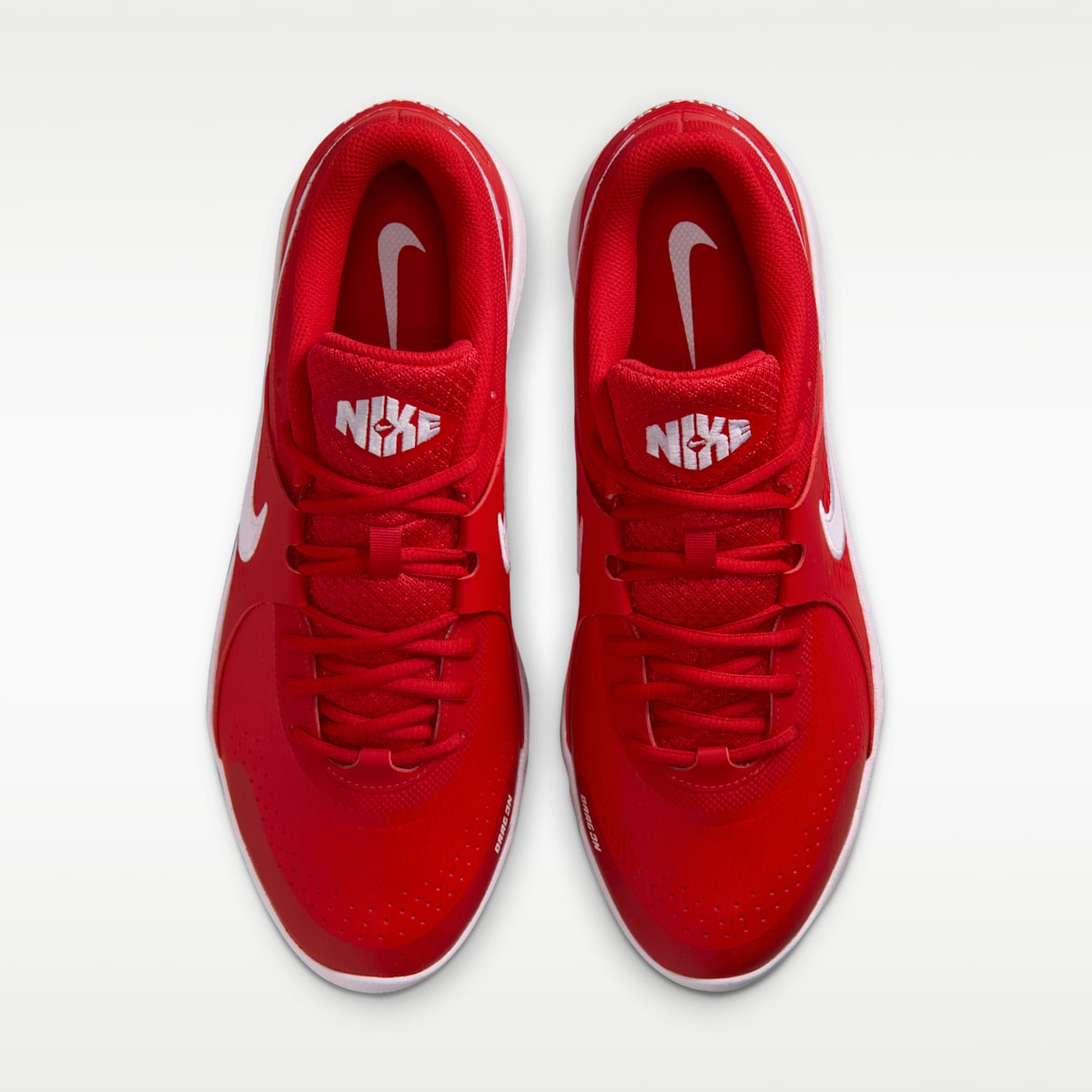 Nike Diamond Gamer MTL Baseball Shoes - University Red/White - Image 4