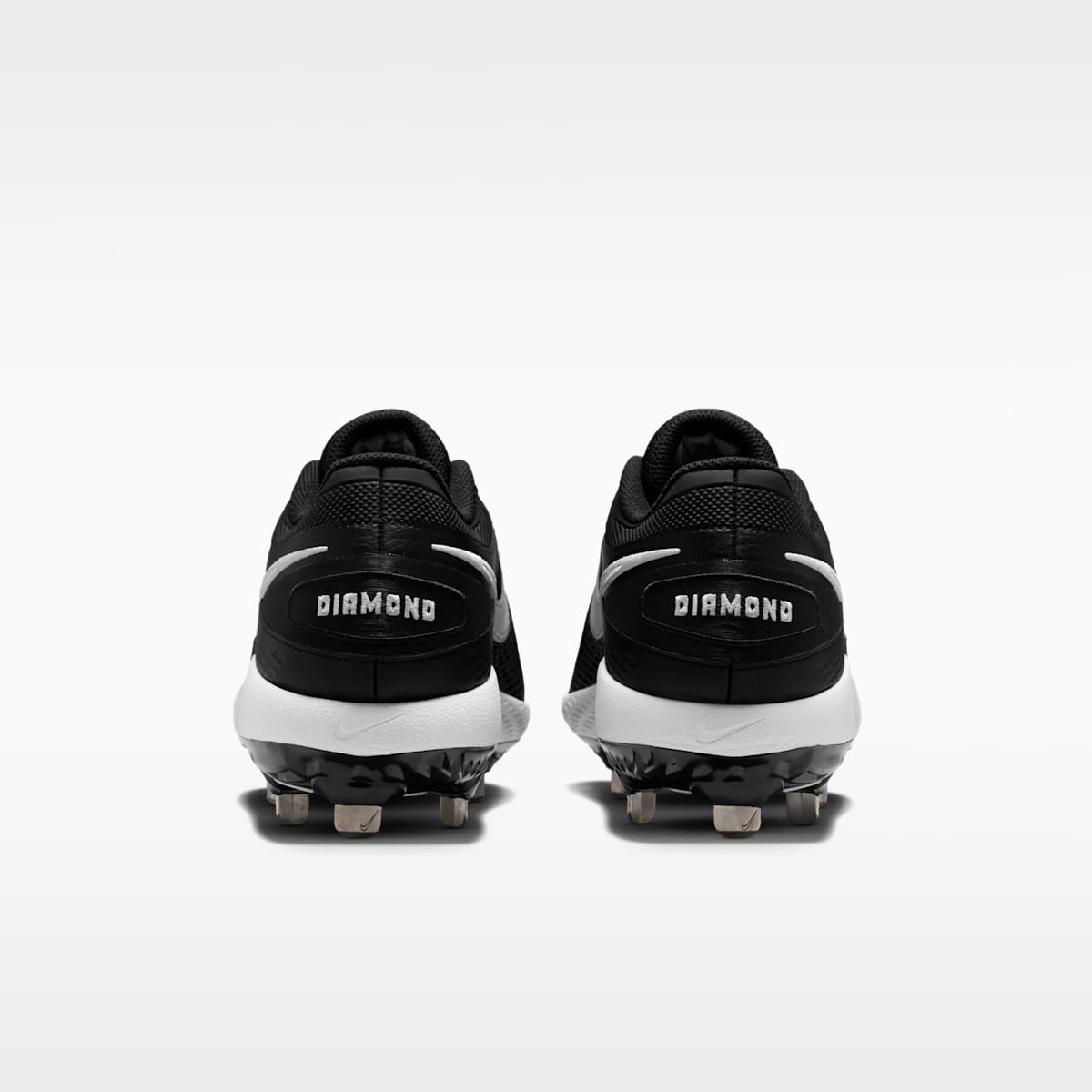 Nike Diamond Gamer MTL Baseball Shoes - Black/White - Image 6