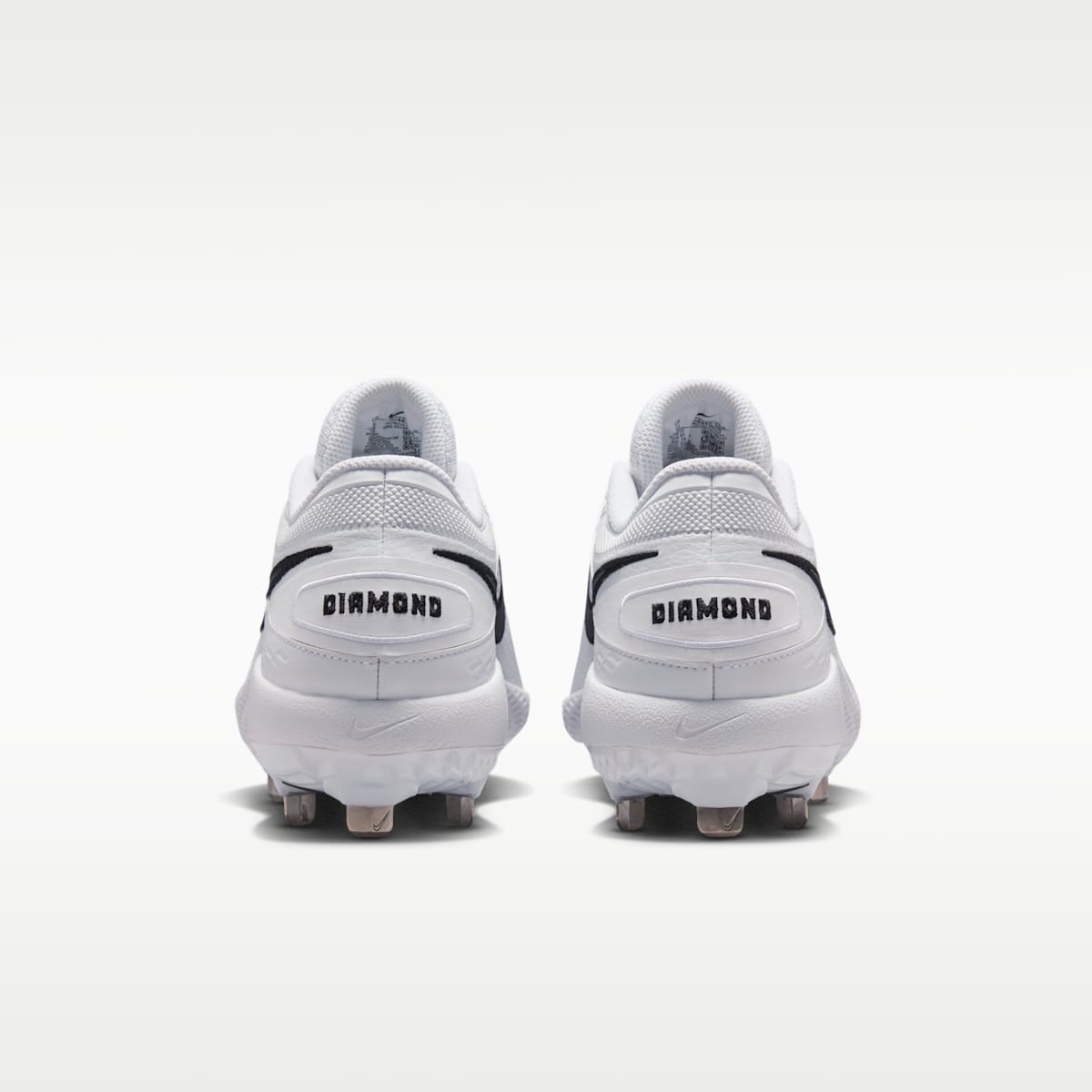 Nike Diamond Gamer MTL Baseball Shoes - White/Black - Image 6