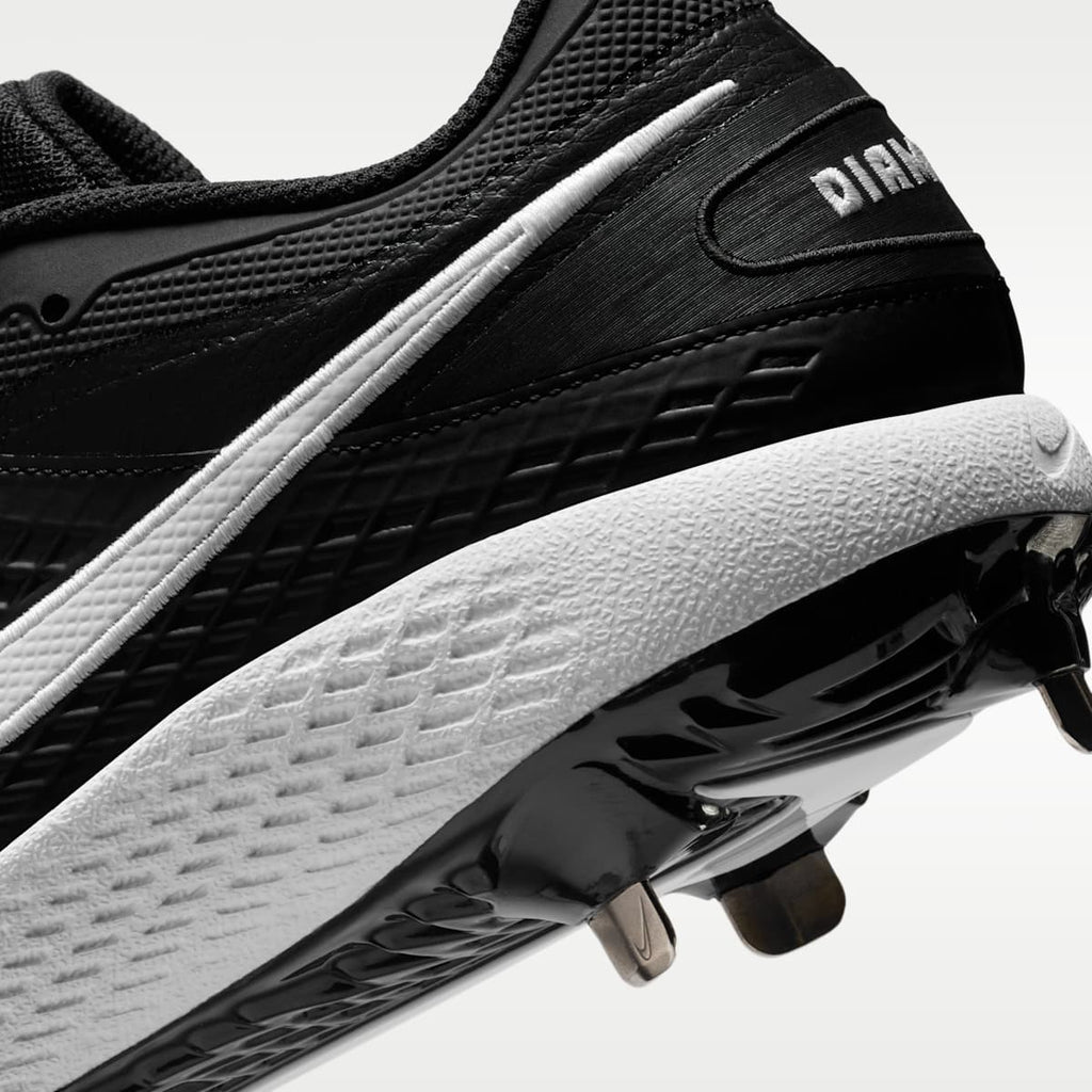 Nike Diamond Gamer MTL Baseball Shoes - Black/White - Image 9