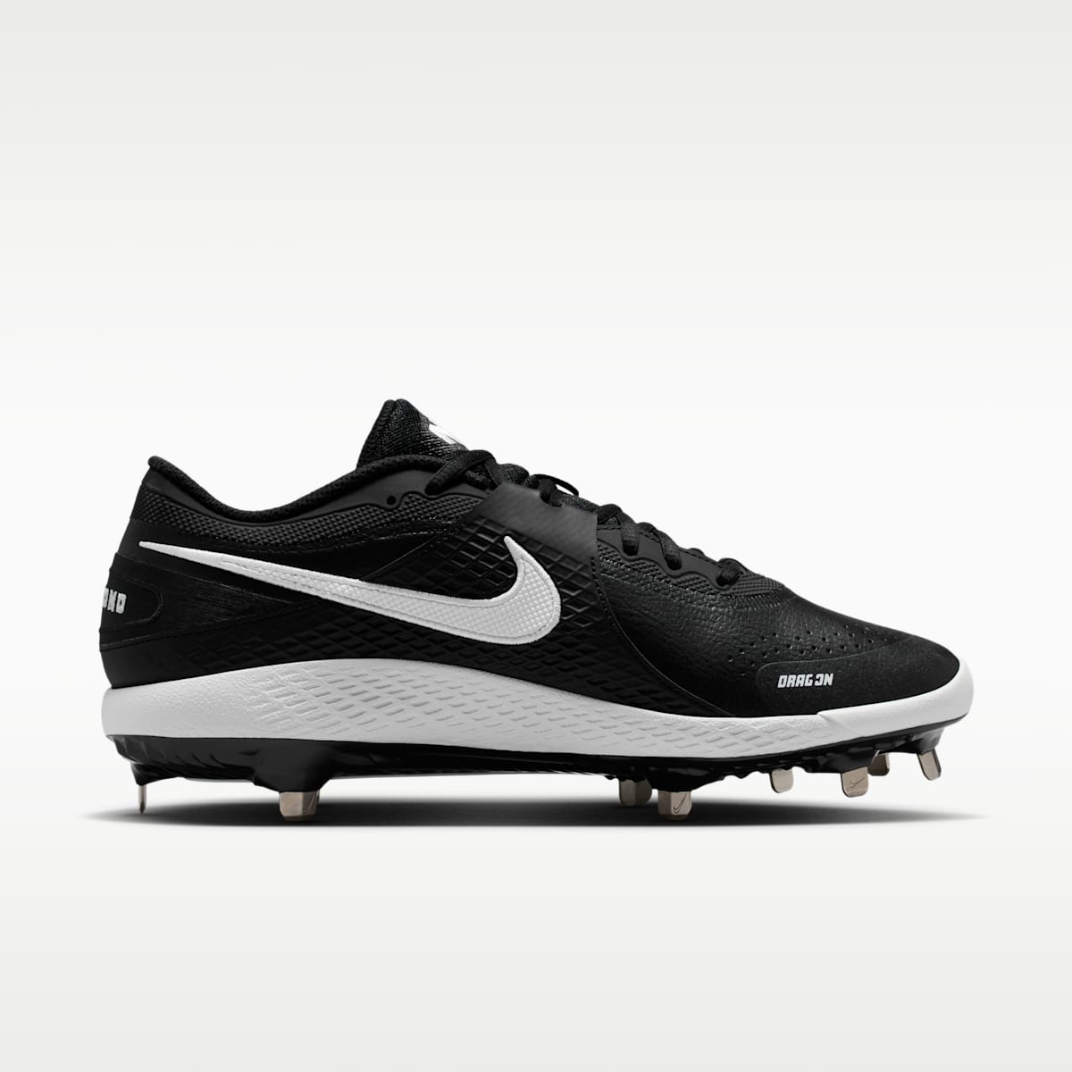 Nike Diamond Gamer MTL Baseball Shoes - Black/White - Image 3