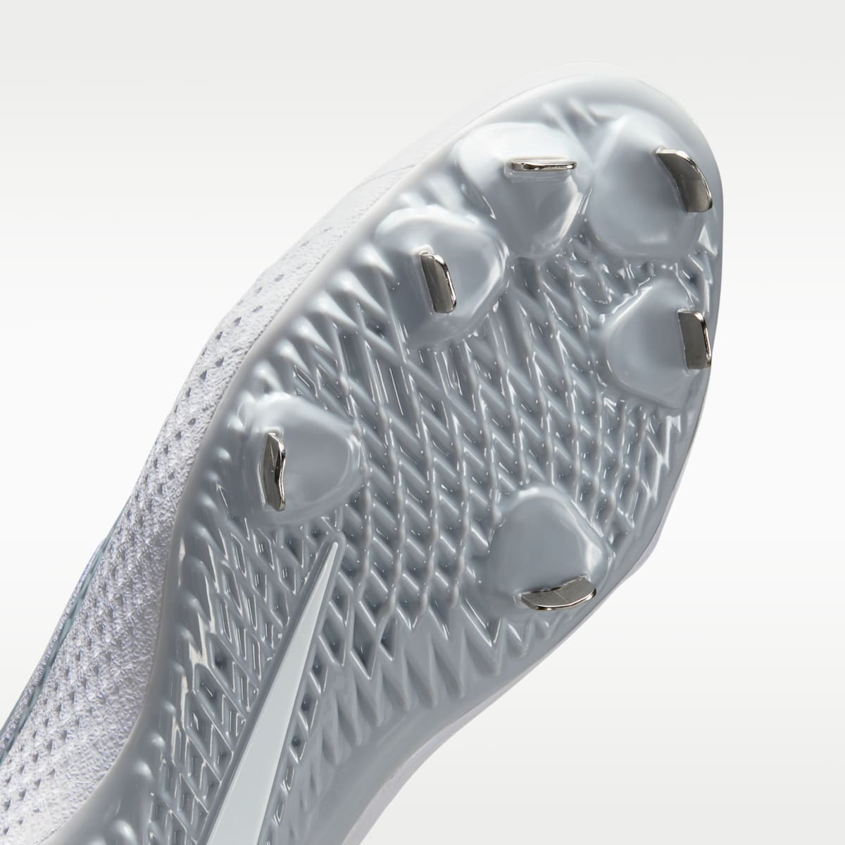 Nike Diamond Gamer MTL Baseball Shoes - Wolf Grey/White - Image 7