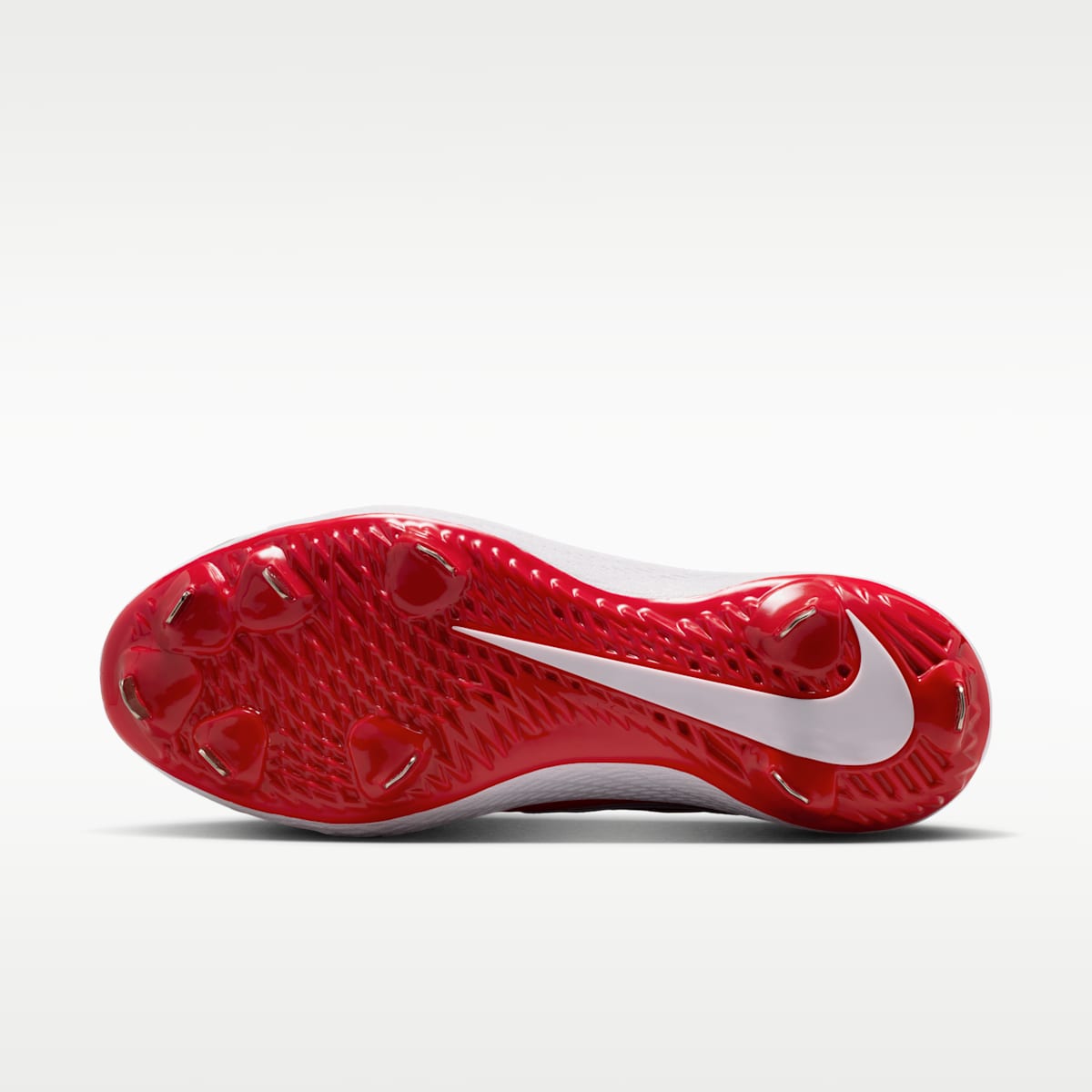 Nike Diamond Gamer MTL Baseball Shoes - University Red/White - Image 2