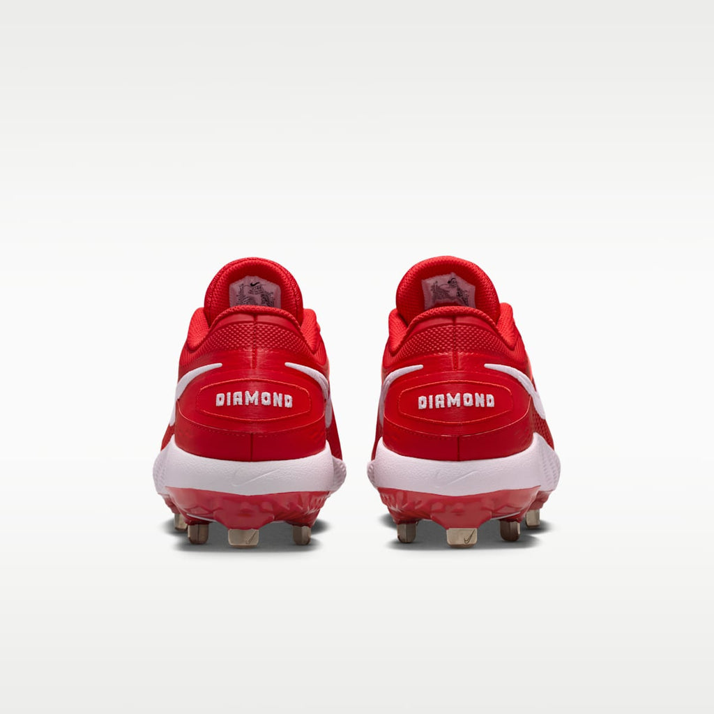 Nike Diamond Gamer MTL Baseball Shoes - University Red/White - Image 6