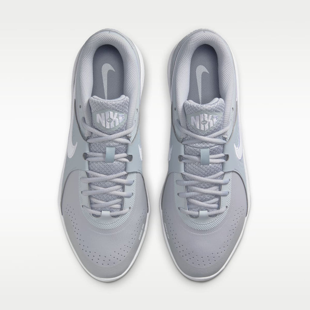 Nike Diamond Gamer MTL Baseball Shoes - Wolf Grey/White - Image 4