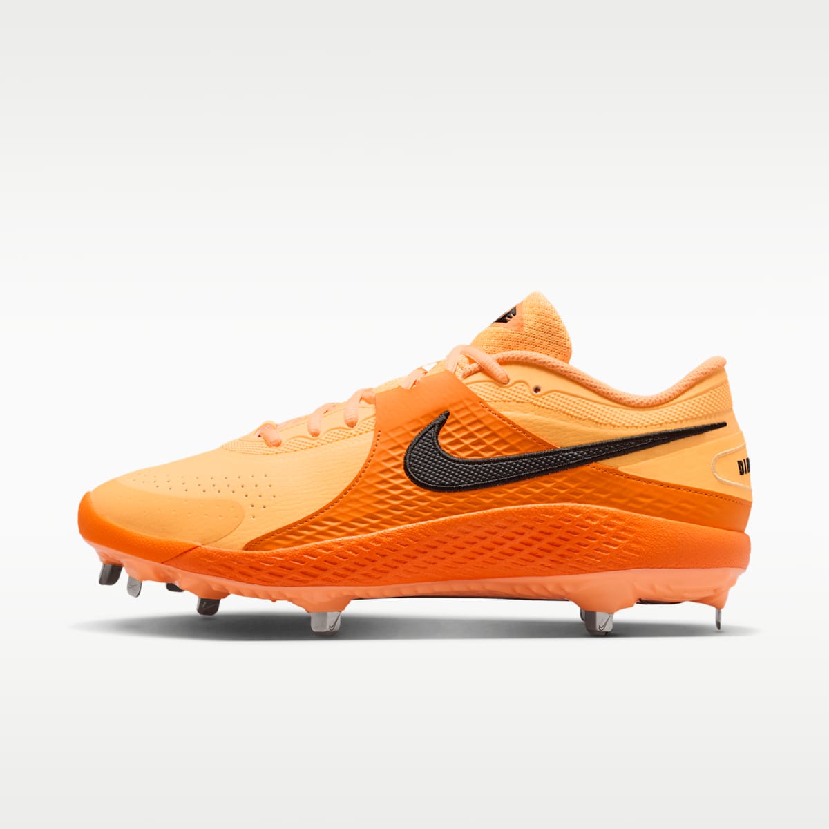 Women's Nike Diamond Gamer MTL Baseball Shoes - Melon Tint/Bright Mandarin/Peach Cream/Black