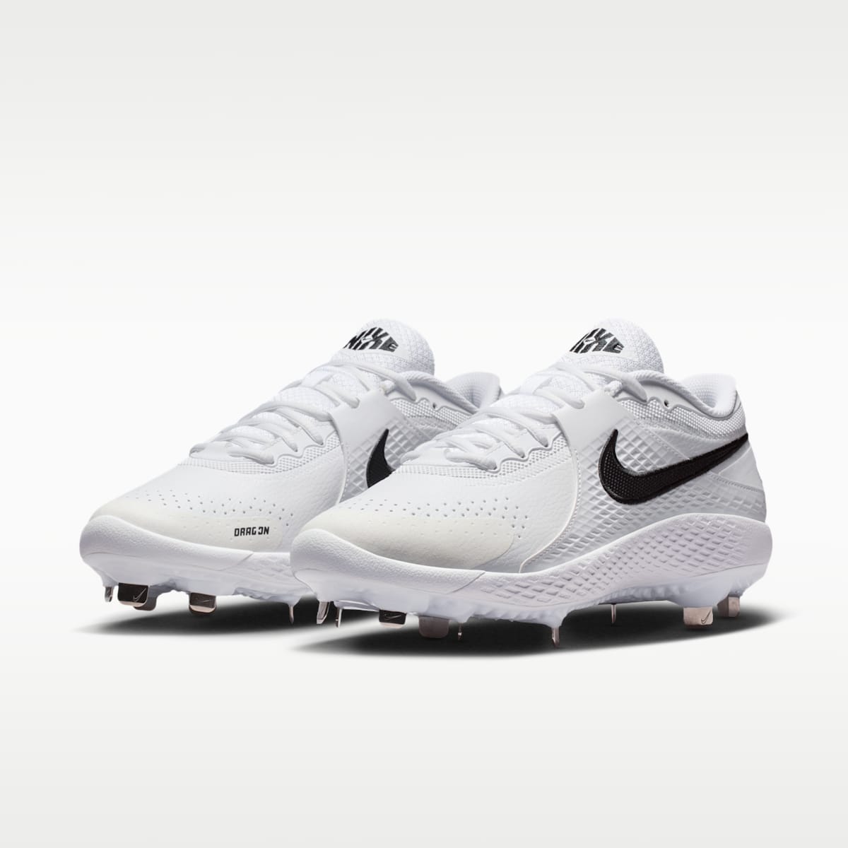 Women's Nike Diamond Gamer MTL Baseball Shoes - White/Black