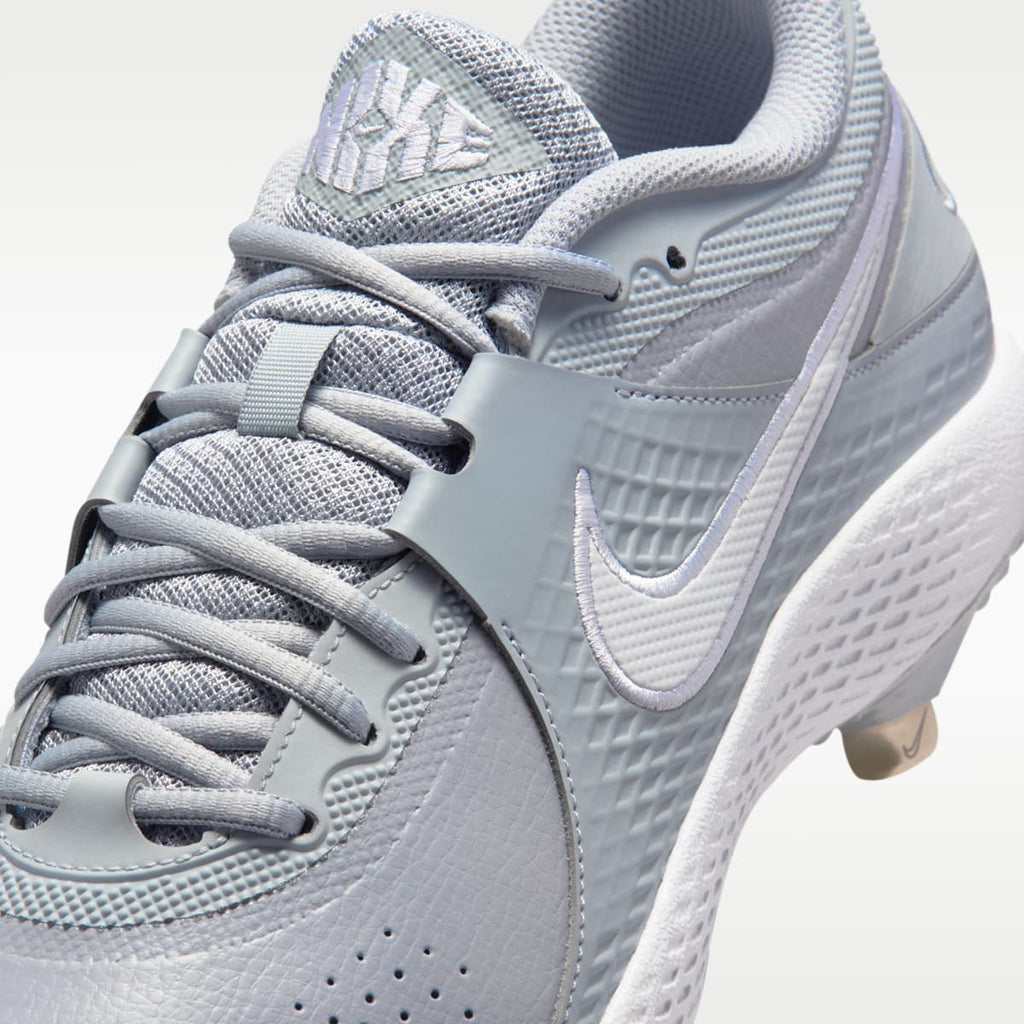 Nike Diamond Gamer MTL Baseball Shoes - Wolf Grey/White - Image 8