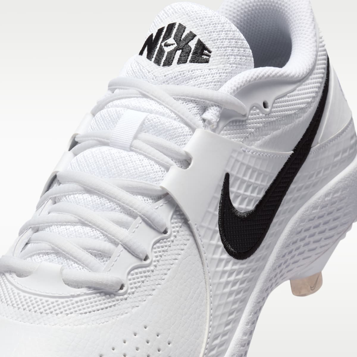 Nike Diamond Gamer MTL Baseball Shoes - White/Black - Image 8