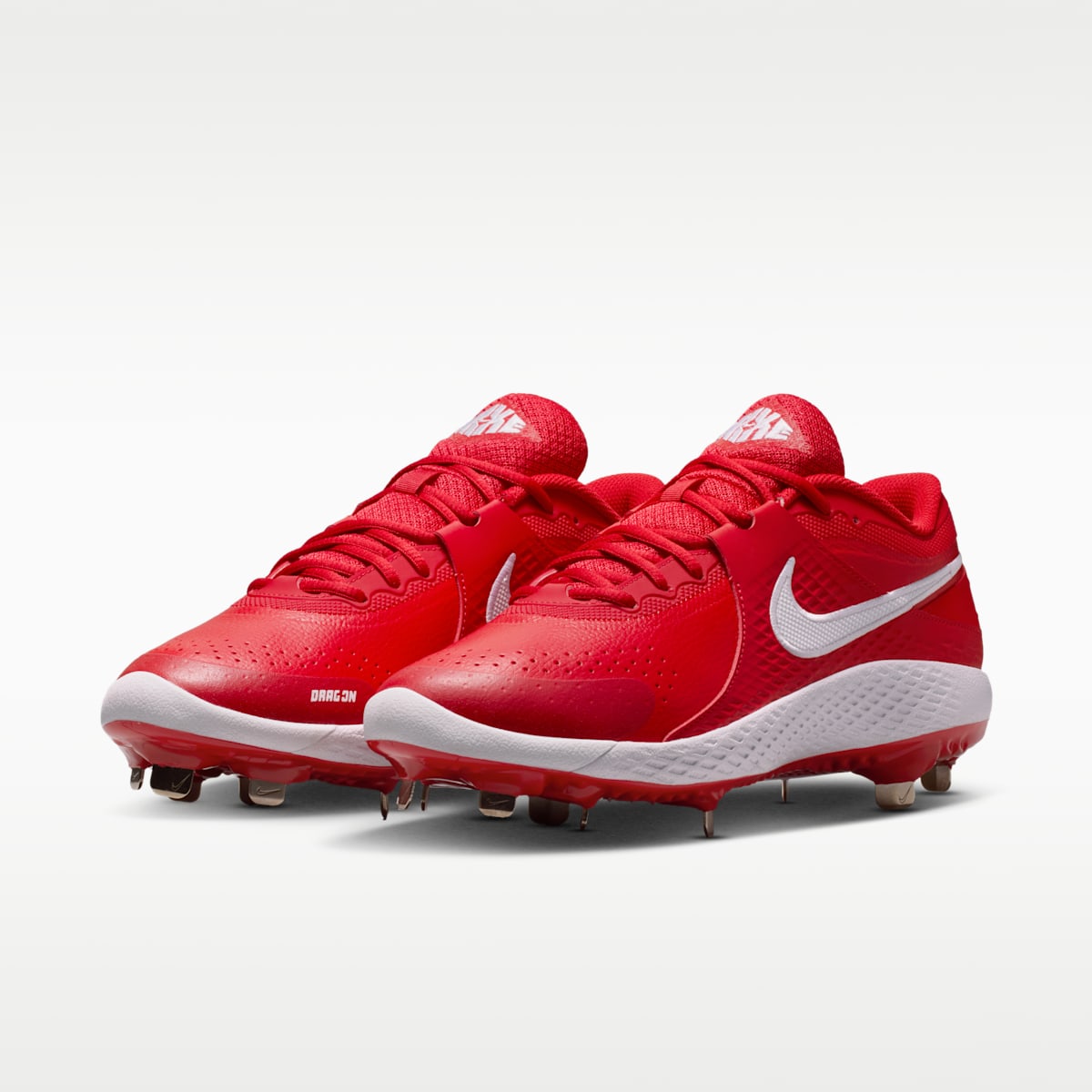 Nike Diamond Gamer MTL Baseball Shoes - University Red/White - Image 5