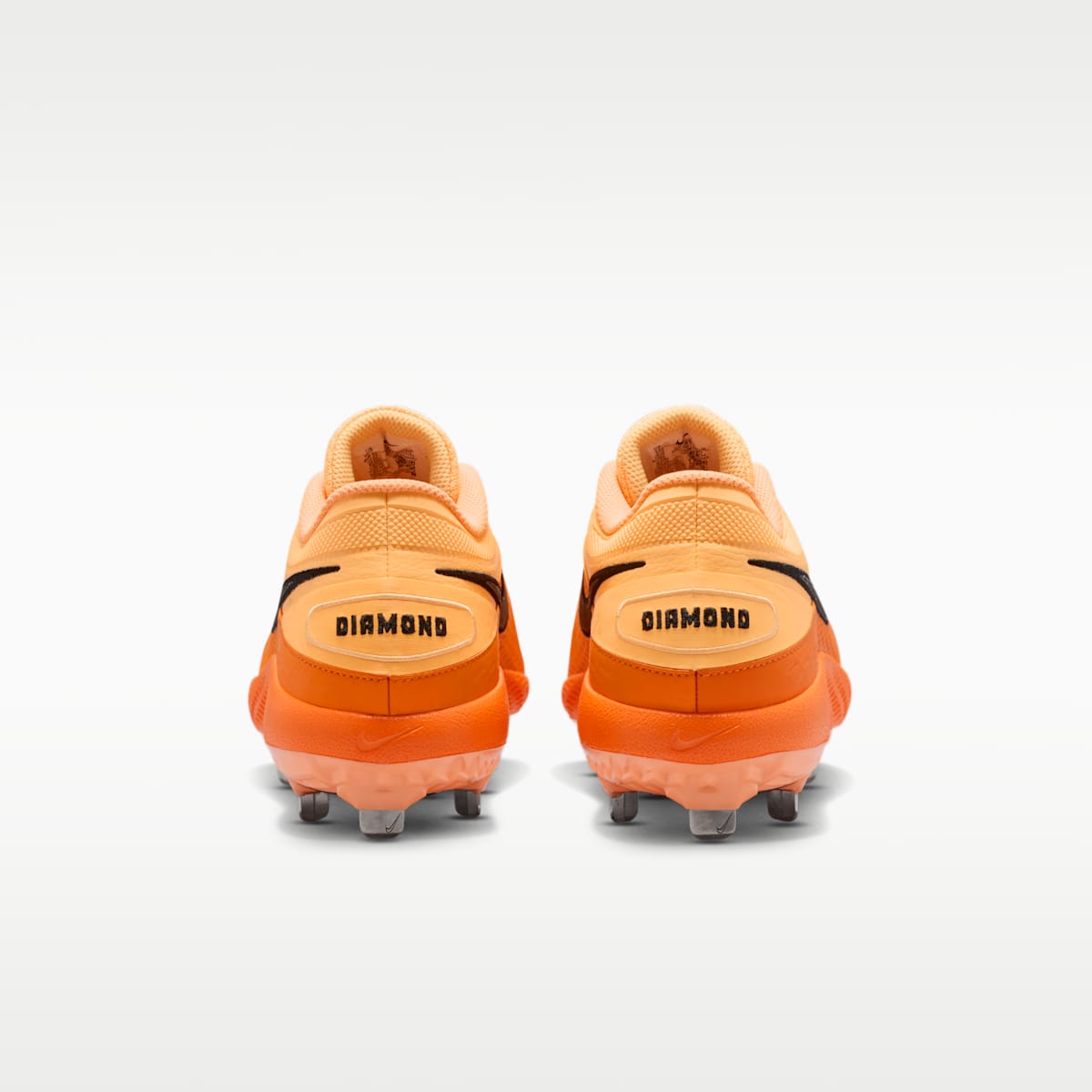 Women's Nike Diamond Gamer MTL Baseball Shoes - Melon Tint/Bright Mandarin/Peach Cream/Black
