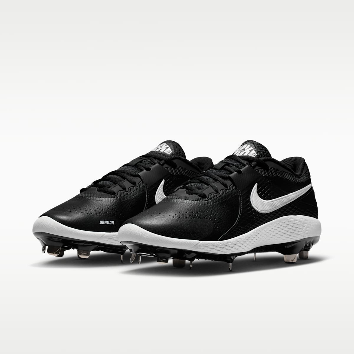 Nike Diamond Gamer MTL Baseball Shoes - Black/White - Image 5