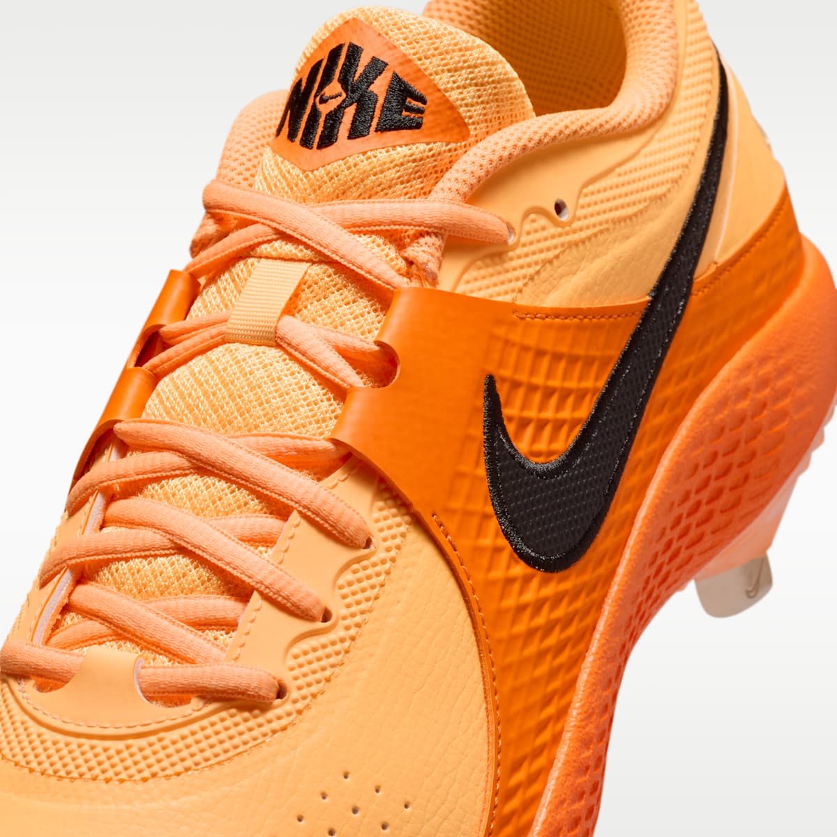Nike Diamond Gamer MTL Baseball Shoes - Melon Tint/Bright Mandarin/Peach Cream/Black - Image 8
