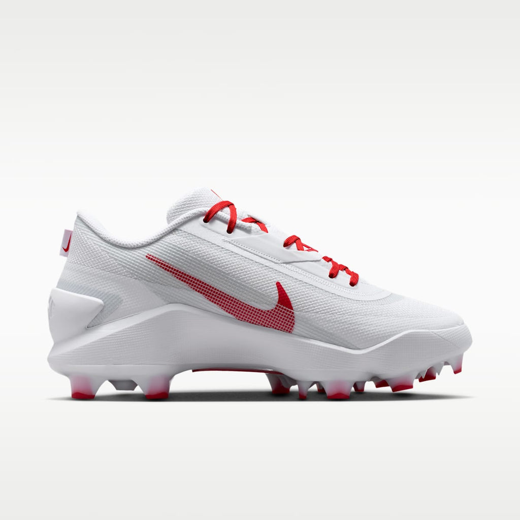 Nike Diamond Showcase MCS Baseball Cleats - White/University Red - Image 3
