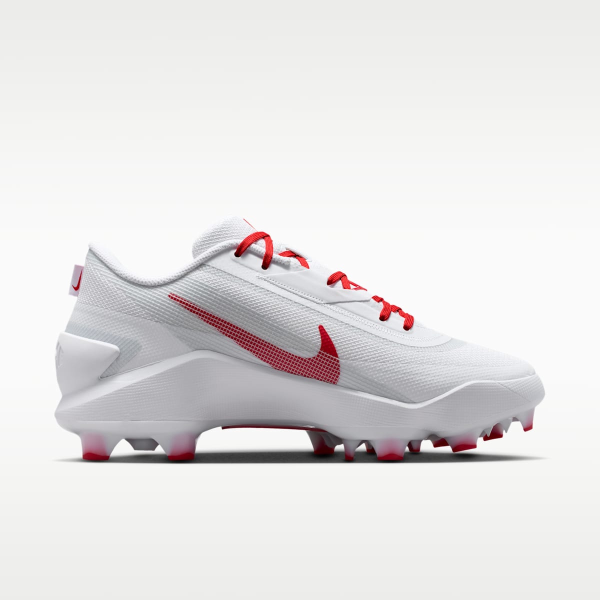 Nike Diamond Showcase MCS Baseball Cleats - White/University Red - Image 3