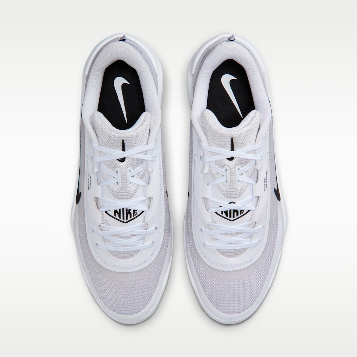 Nike Diamond Showcase MCS Baseball Cleats - White/Black - Image 4